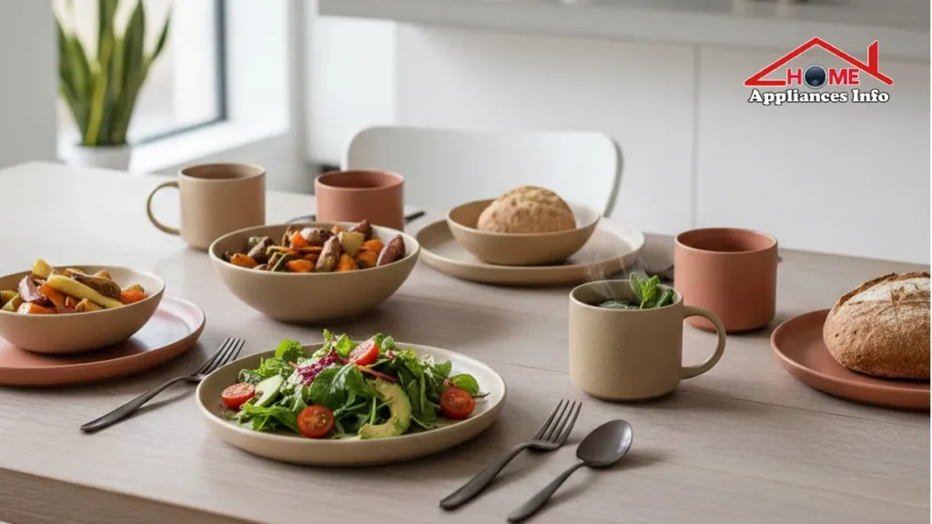 stoneware dinner set