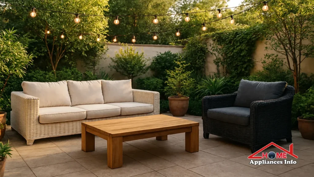 wicker patio furniture