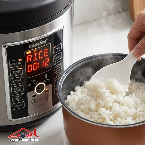 how to use comfee rice cooker