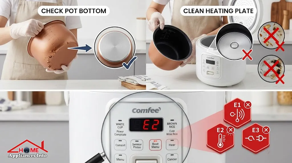 how to use comfee rice cooker