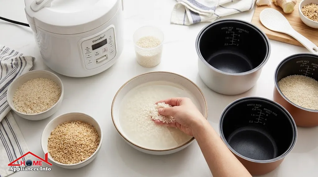 how to use comfee rice cooker