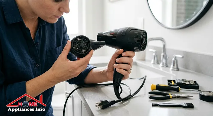 how to repair hair dryer