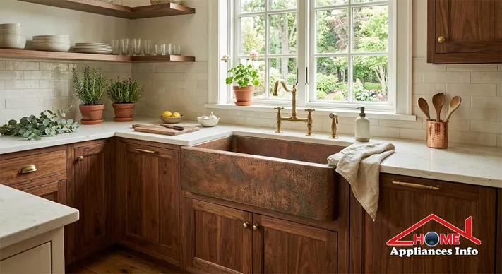 copper kitchen sink