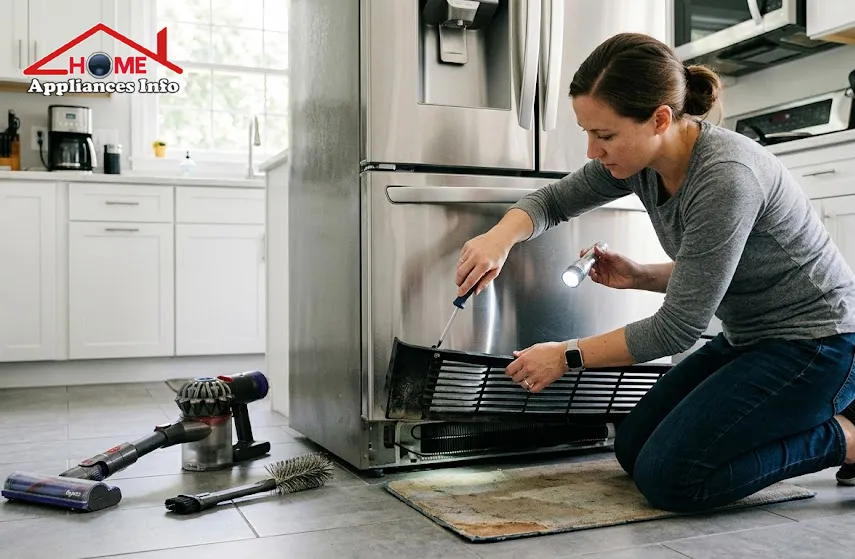 how to clean refrigerator coils