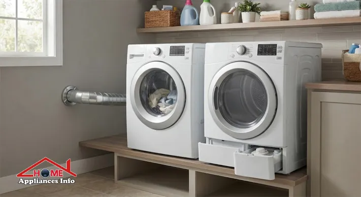 Comparison of a traditional vented dryer and a ventless heat-pump dryer